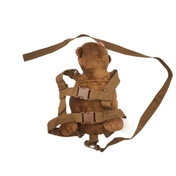 Child Of Mine By Carters Pink Brown Monkey Safety Backpack Harness Kid Travel - Picture 4 of 6